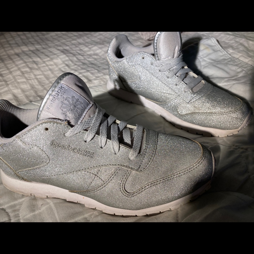Grey sneakers